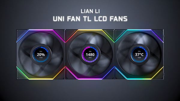 Lian Li выпустила компьютерный вентилятор с 1,6-дюймовым цветным дисплеем