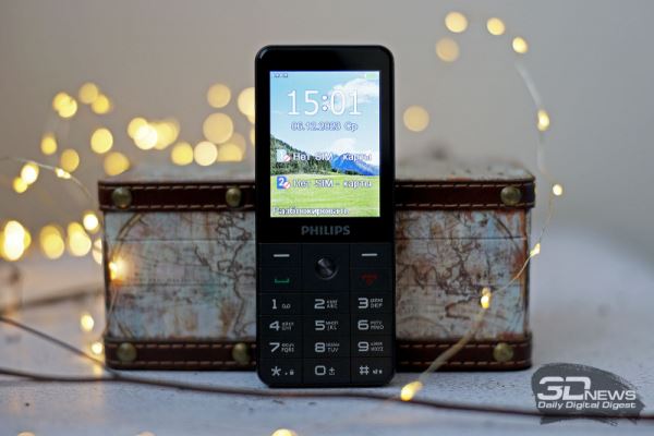 Philips Xenium E6808 — классический мобильный телефон с большим экраном и интернетом