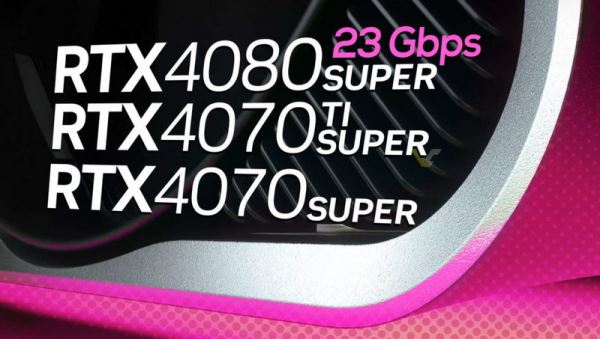 GeForce RTX 4080 Super получит самую быструю память GDDR6X среди всех видеокарт — названы характеристики всех грядущих NVIDIA Super
